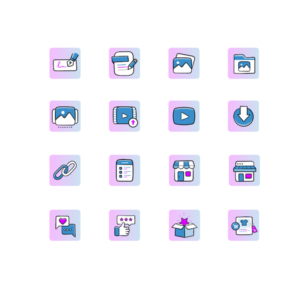 Custom icon design - Artboard 1