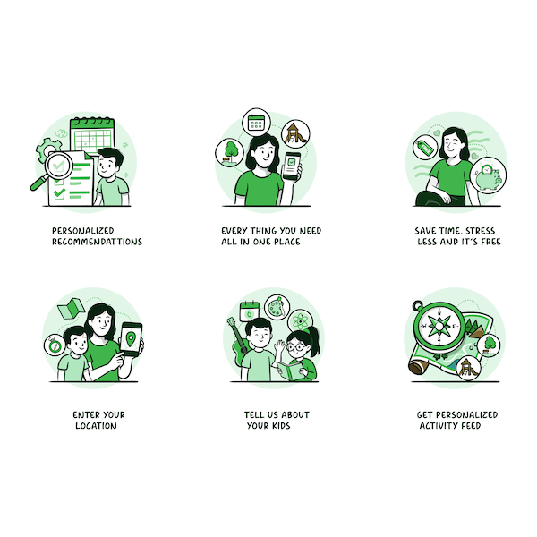 Custom illustration set 1